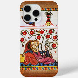 Coque iPhone 15 Pro Max AMOUR ÉTERNEL Parchemin médiéval miniature
