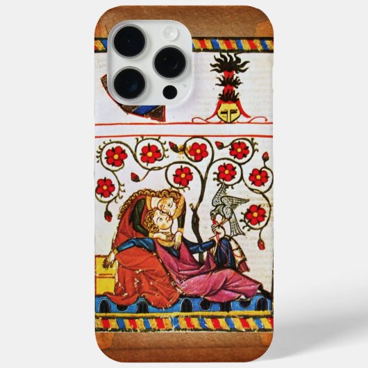Coques Case-Mate iPhone AMOUR ÉTERNEL Parchemin médiéval miniature (Verso)