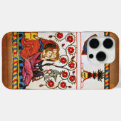 Coques Case-Mate iPhone AMOUR ÉTERNEL Parchemin médiéval miniature (Verso (horizontal))