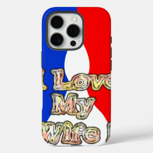 Coques iPhone 16 Pro Amour français de Hakuna Matata I de drapeau mon