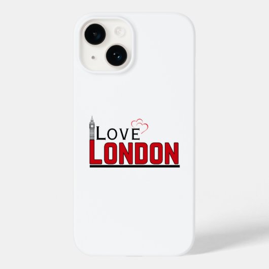 Coques Case-Mate iPhone amour londres nouveaux modèles coques iphone 2025 (Verso)