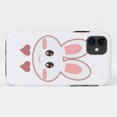 Coques Case-Mate iPhone Amour mignon de lapin (Dos (Horizontal))
