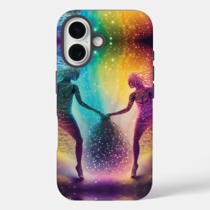 Coques iPhone 16 Amour Nebula Dreams Abstraits Amateurs d'arc-en-ci