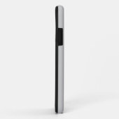 Coques Case-Mate iPhone Amour Parties scintillant argent (Dos/Droite)
