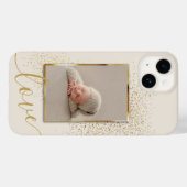 Coques Case-Mate iPhone AMOUR photo personnalisée (Verso (horizontal))