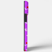 Coques Case-Mate iPhone AMOUR pourpre (Verso / Droite)