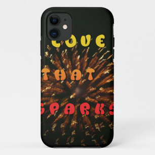 Coque iPhone 11 Amour qui éveille le design artistique Abstrait Im