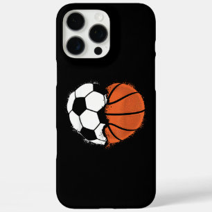 Coques iPhone 16 Pro Max Amour Sports Football Basketball Ball Amateur Vale