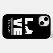 Coques Case-Mate iPhone Amour Synchrone Et Patinage En Direct (Verso (horizontal))