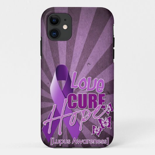 Coques Case-Mate iPhone Amour, traitement, espoir [conscience de lupus] (Dos)