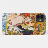 Coques Case-Mate iPhone Amoureux, Alphonse Mucha (Dos (Horizontal))