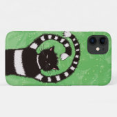 Coques Case-Mate iPhone Amoureux de la nature du chat malin (Dos (Horizontal))