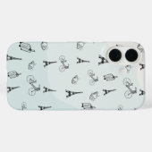 Coques Case-Mate iPhone Amoureux de Paris (Verso (horizontal))