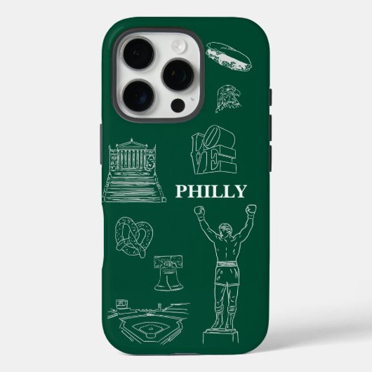 Coques Case-Mate iPhone Amoureux de Philadelphie (Verso)