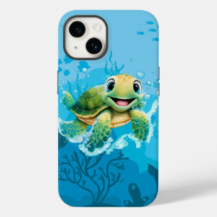 Coque Pour iPhone 14 amoureux de tortues de mer