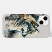 Coques Case-Mate iPhone amoureux des animaux de loups cool (Verso (horizontal))