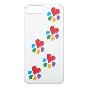 Case-Mate iPhone Case Amoureux des animaux_Heart-Paw_footprints_love vos