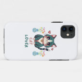 Coques Case-Mate iPhone Amoureux des chats (Dos (Horizontal))
