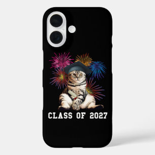 Coques iPhone 16 Amoureux des chats de la promotion 2027