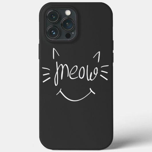 Coques Case-Mate iPhone Amoureux des chats Meow (Verso)