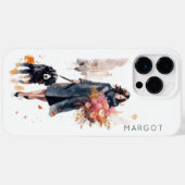 Coques Case-Mate iPhone Amoureux des chiens élégant (Verso (horizontal))