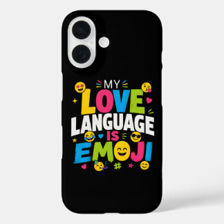 Amoureux des émoticônes drôles Coques iPhone 16