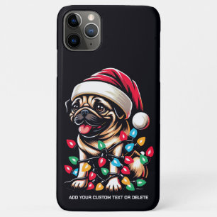 Case-Mate iPhone Case Amoureux des pug Noël Lumière Amoureux des animaux