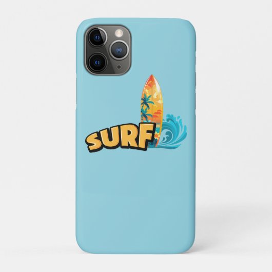 Coques Case-Mate iPhone Amoureux du surf élégants et stylés (Dos)