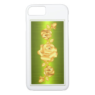 Case-Mate iPhone Case Amoureux roses Design Metallic Green Cadeau