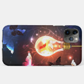 Coques Case-Mate iPhone Ampoule lumineuse avec papillons nocturnes (Dos (Horizontal))