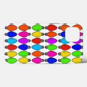 Coques Case-Mate iPhone Ampoules de Noël vintage (Verso (horizontal))
