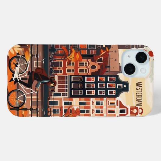 Coques Case-Mate iPhone Amsterdam (Verso (horizontal))