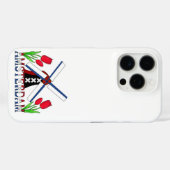 Coques Case-Mate iPhone Amsterdam Pays-Bas Tulips Windmills (Verso (horizontal))