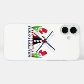 Coques Case-Mate iPhone Amsterdam Pays-Bas Windmill et tulipes (Verso (horizontal))