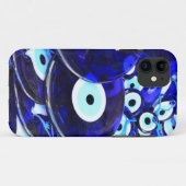 Coques Case-Mate iPhone Amulettes des yeux bleus (Dos (Horizontal))