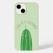 Coques Case-Mate iPhone Amusant Cool comme concombre mignonne Foodie Pun J (Verso)