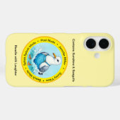 Coques Case-Mate iPhone amusant été Splish Splash mouette déguisée  (Verso (horizontal))