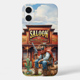 Coques iPhone 16 Plus Amusant Western pour les amateurs de cowboy