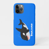 Coques Case-Mate iPhone Amusante baleine orque mignonne dessin animé (Dos)