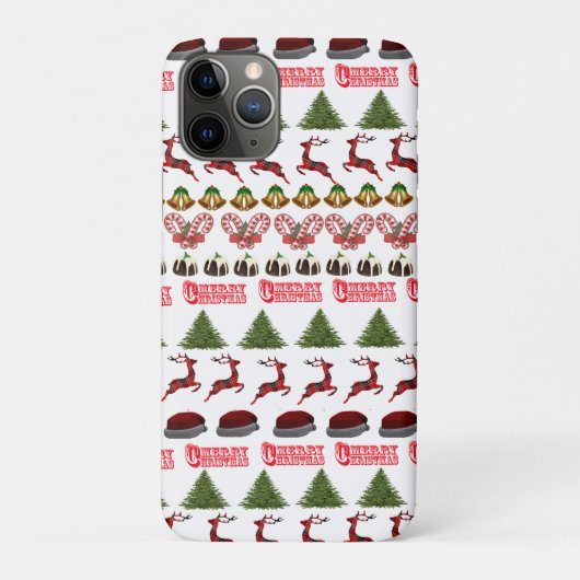 Coques Case-Mate iPhone Amusants À Noël Motif, (Dos)