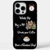 Coques Case-Mate iPhone Amusants et amateurs de café (Verso)