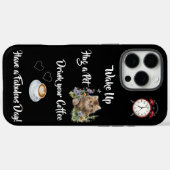 Coques Case-Mate iPhone Amusants et amateurs de café (Verso (horizontal))