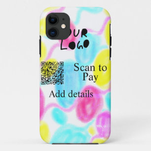 Case-Mate iPhone Case Analyser pour payer ajouter Q R logo de l'entrepri