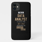 Coques Case-Mate iPhone Analyste de données (Dos)