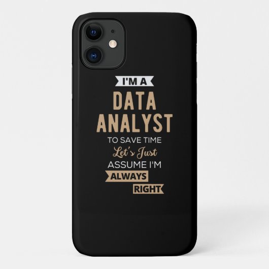 Coques Case-Mate iPhone Analyste de données (Dos)