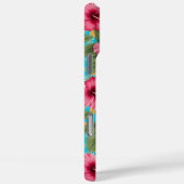 Coques Case-Mate iPhone Ananas à fleurs tropicales (Verso / Droite)