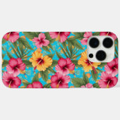 Coques Case-Mate iPhone Ananas à fleurs tropicales (Verso (horizontal))