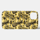 Coques Case-Mate iPhone Ananas à main (Verso (horizontal))