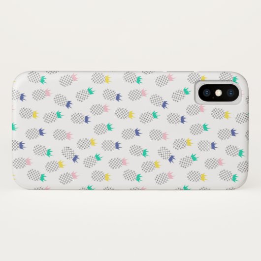Coques Case-Mate iPhone Ananas abstraits (Dos (Horizontal))