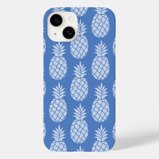 Coques Case-Mate iPhone Ananas bleu (Verso)